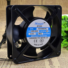 1PZ Ventilatore a flusso assiale AC 220V cuscinetto a sfera ventola di raffreddamento BT220 12038B2HL 