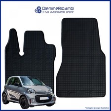 TAPPETI - TAPPETINI IN GOMMA 3D TPE NERI PER SMART Fortwo 453 dal 2019 in poi