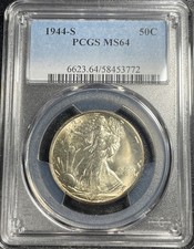 1944 S Walking Liberty mezzo