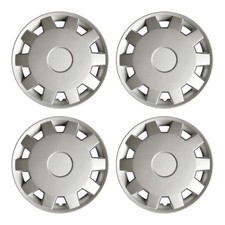 Set 4 Coppe Ruota Diametro 14" Disegno per OPEL Agila dal 2000 Copricerchi Ruota
