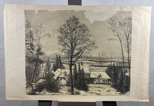 Disegno carboncino ecole - disegno, a