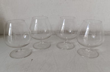 QUATTRO BICCHIERI NAPOLEON IN CRISTALLO MOLATO ANNI 30/50