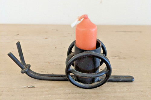 Vintage porta candela ferro - vintage, in