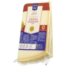 Grana Padano stagionato 10 mesi, raffreddato 32% Fetti.Tr. - pezzi da 1 kg circa