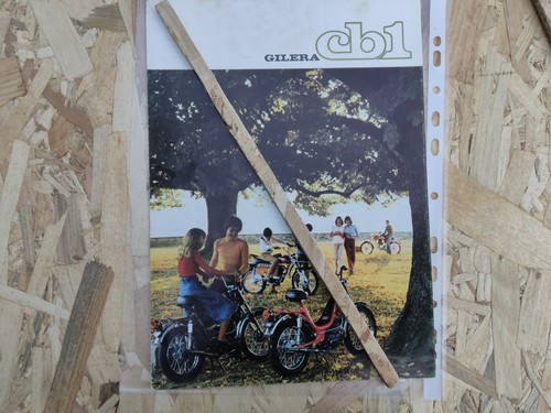Depliant gilera cb1 - gilera, facciate