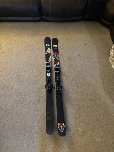 Volkl skis with - , marker