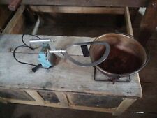 Calderino paiolo in RAME x polenta elettrico automatico con supporto per gas