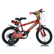 Bicicletta da Bambino 16 Pollici Cars 4 5 6 7 anni Bici Bimbo Rotelle