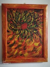 Quadro astratto acrilico su