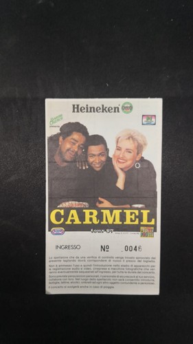 Biglietto carmel tour 1987 big - tour,