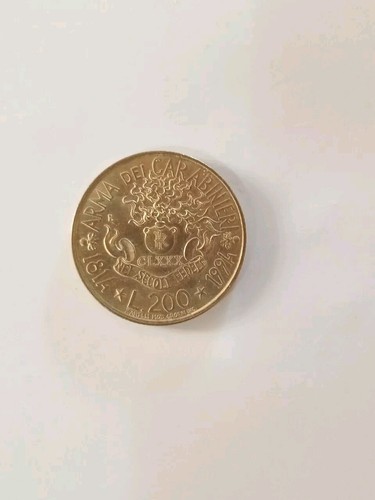 Moneta 200 lire 1994 arma - 1994, dei