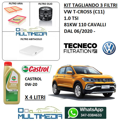 Kit tagliando filtri olio - kit,