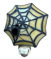 Rainbow Art Glass Spider Web