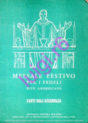Messale festivo per fedeli - per,