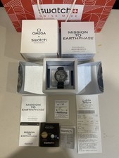 Omega X Swatch Moonswatch Missione To Earthphase nuovo con ricevuta