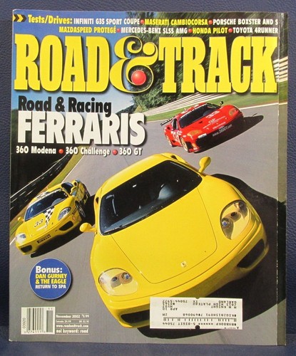 Road track magazine - magazine, 2002