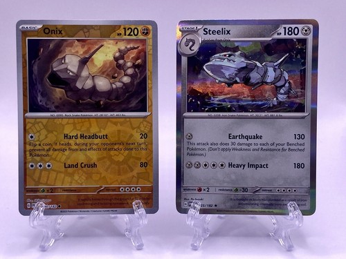 Carta pokémon tcg onix - carta,