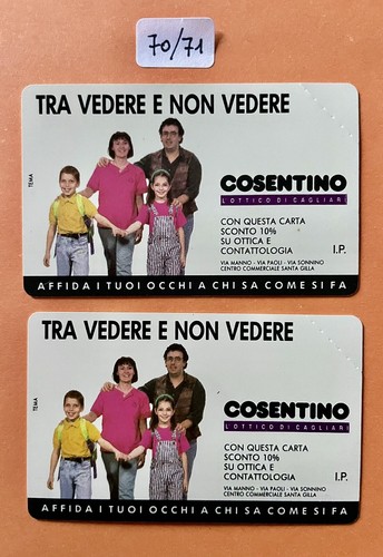 Schede omaggio ottica - omaggio,