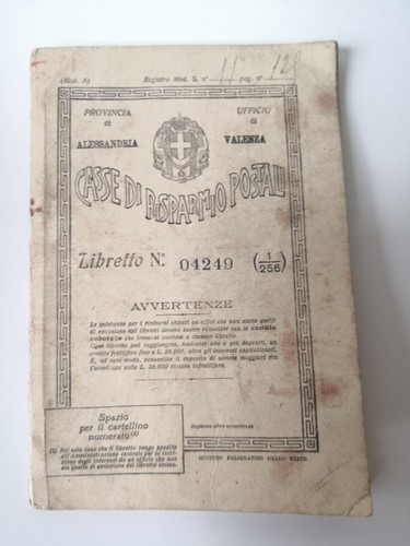 Libretto casse risparmio - di,
