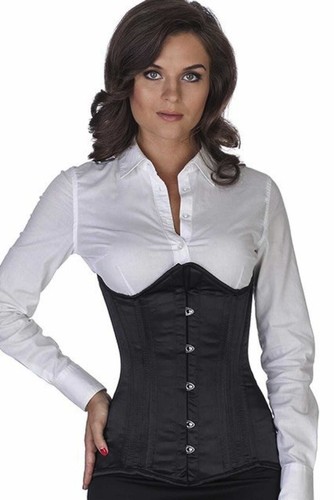 Corsetto corsetto nero raso