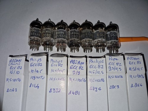 Pezzi philips made ecc82 - philips, ecc82.