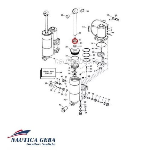 Boccola trim evinrude - boccola,