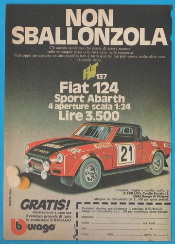 Bburago fiat 124 - 124, 1977