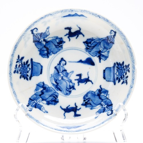 Piattino porcellana cinese blu