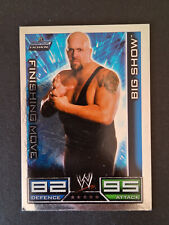 Big Show Finishing Move Smack Down Carte Catch Topps Slam Attax 2008