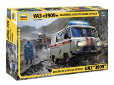 UAZ 3909 Emergenza / 1:43 - Zvezda