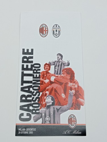 Menu ufficiale milan - menu', juventus