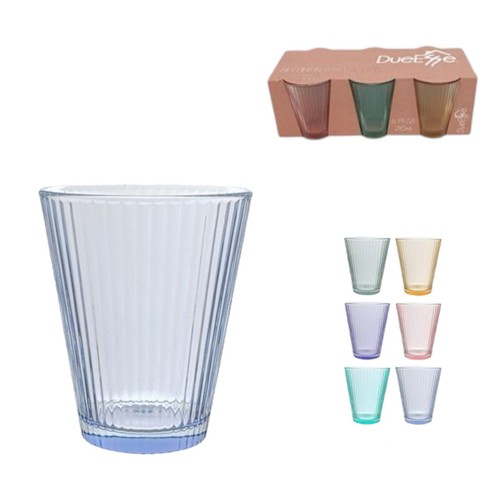 Bicchiere acqua colorati - acqua, vari