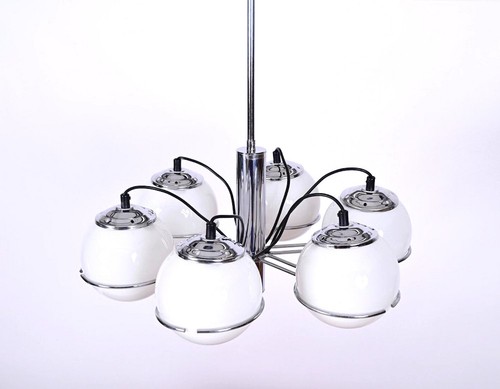 Lampadario opalino targetti - lampadario,