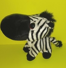 Peluche ZEBRA Animali amici della fattoria big headz dog plush soft coop toys