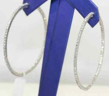 Orecchini 3Ct Taglio Tondo
