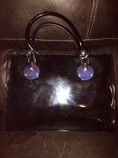 VERSACE JEANS PURSE, BLACK