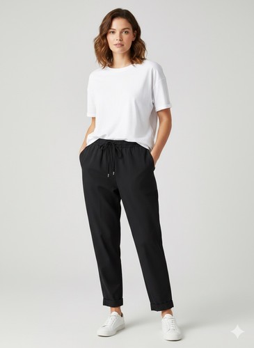 Zara high waist - trousers, front