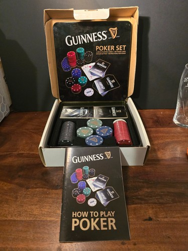 Guinness poker set - set, and