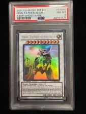 Yu-Gi-Oh PSA8 Odino Padre degli Aesir STOR-EN040 Ghost Rare 2011 Inglese