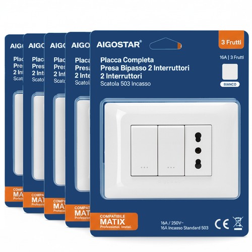 Aigostar placca completa presa - aigostar,