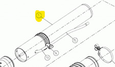 Tubo lancio per - di,