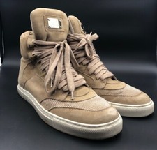 Elisabetta Franchi sneakers scamosciata beige placca oro tg ID 40