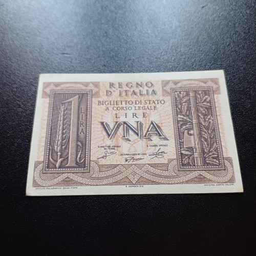 Vecchia banconota lira 1939 - 1,