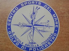 Vecchio adesivo CENTRO SPORT
