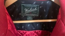 Old style Woolrich red wool jacket