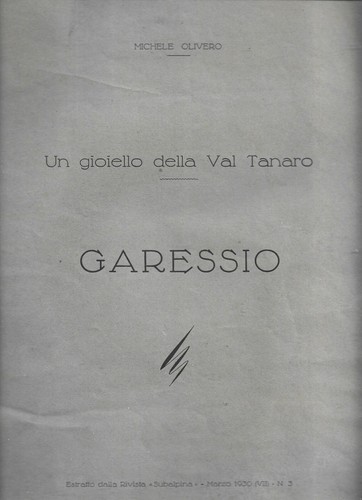 Olivero garessio un - garessio,
