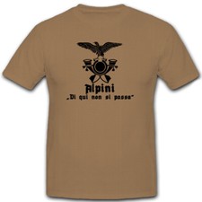 Fregio alpini stemma distintivo emblema aquila cacciatore di montagna - maglietta #12297