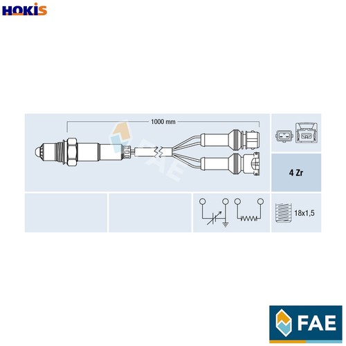 Sensore lambda 77124 - lambda, fiat