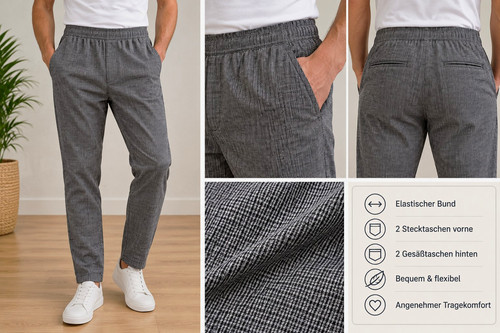 Pantalone uomo casual piazza - casual,