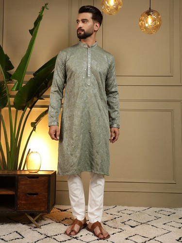 Pakistano uomo cotone kurta - uomo,